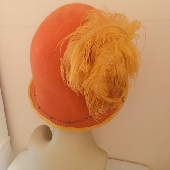 1920s style cloche hat handmade and sewn - Picture 5 of 7